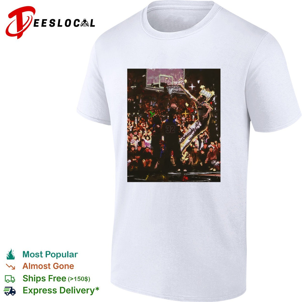Victor Wamby San Antonio Spuers NBA Finals dunk live event crowd photo shirt