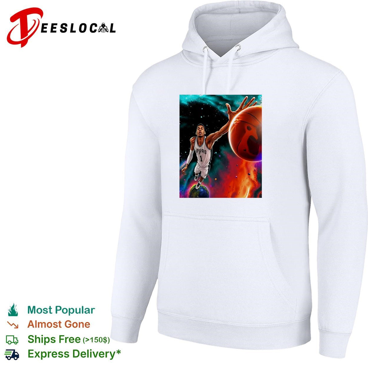 Victor Wembanyama Cosmic Dunk San Antonio Spurs shirt