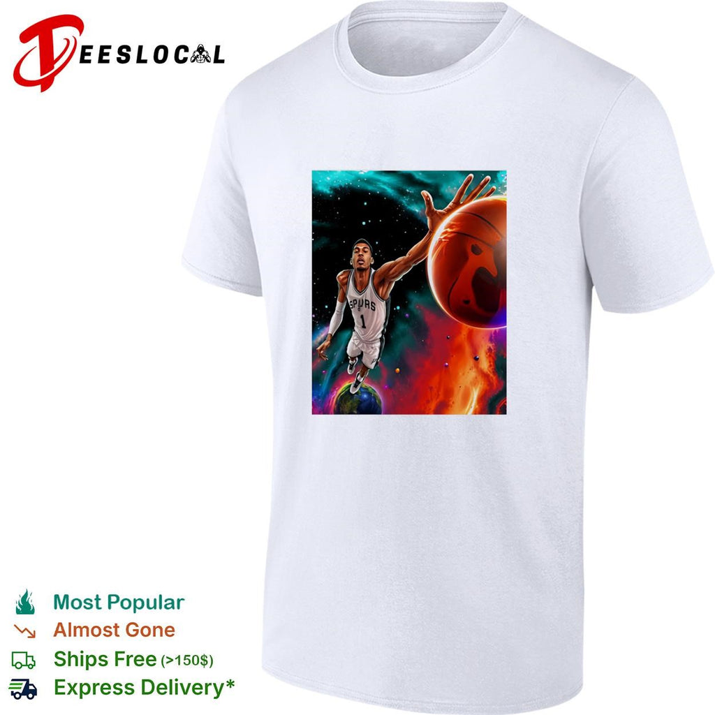 Victor Wembanyama Cosmic Dunk San Antonio Spurs shirt