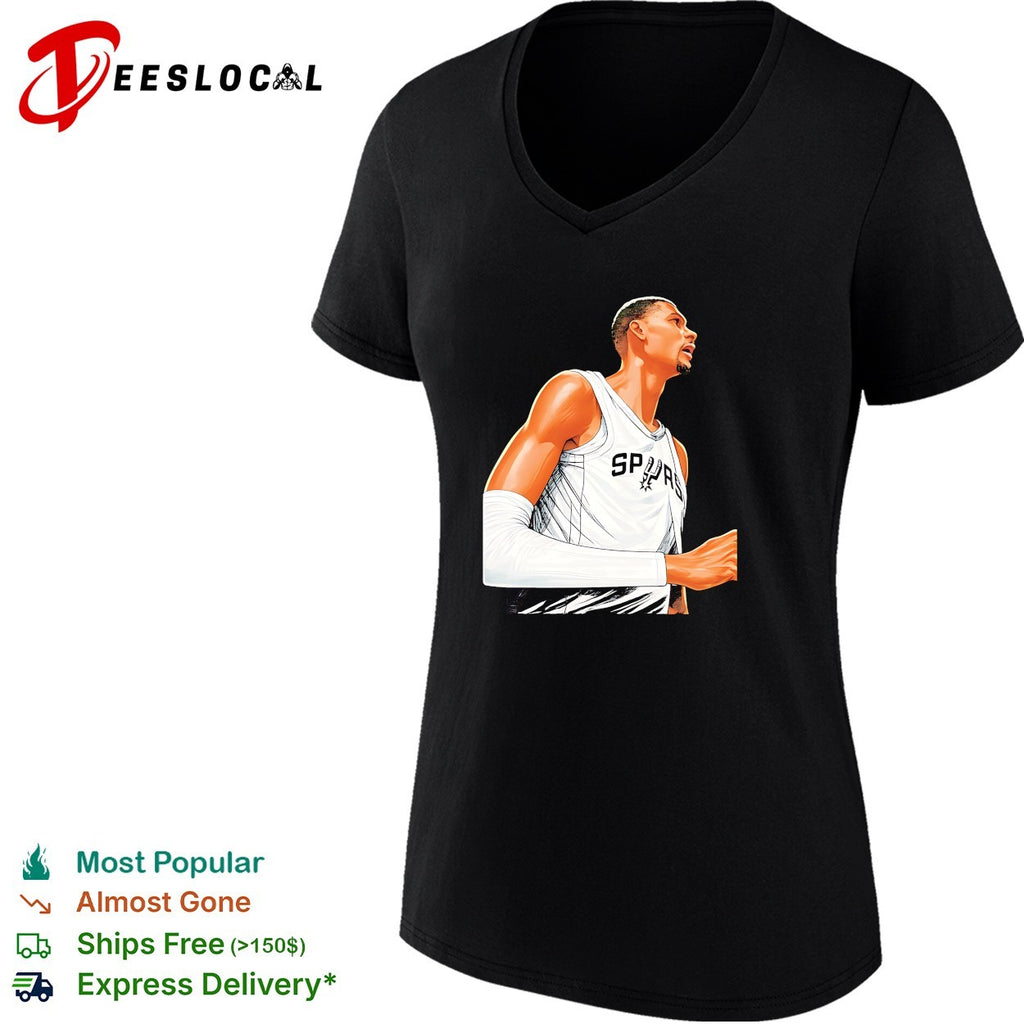 Victor Wembanyama San Antonio Spurs NBA Finals 2026 side view shirt