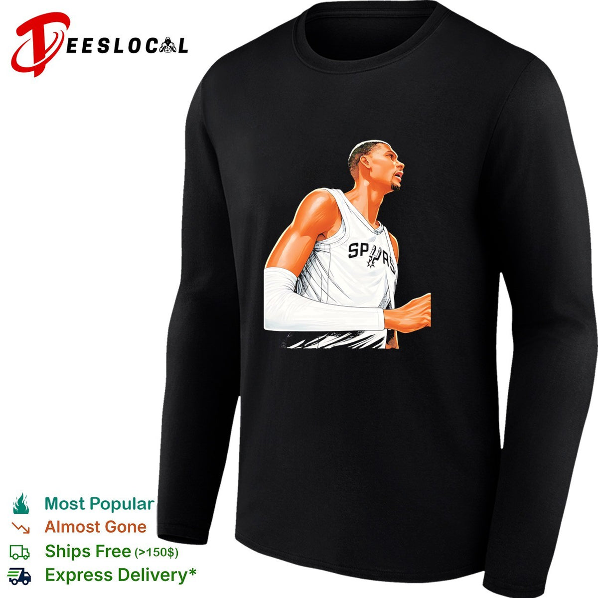 Victor Wembanyama San Antonio Spurs NBA Finals 2026 side view shirt
