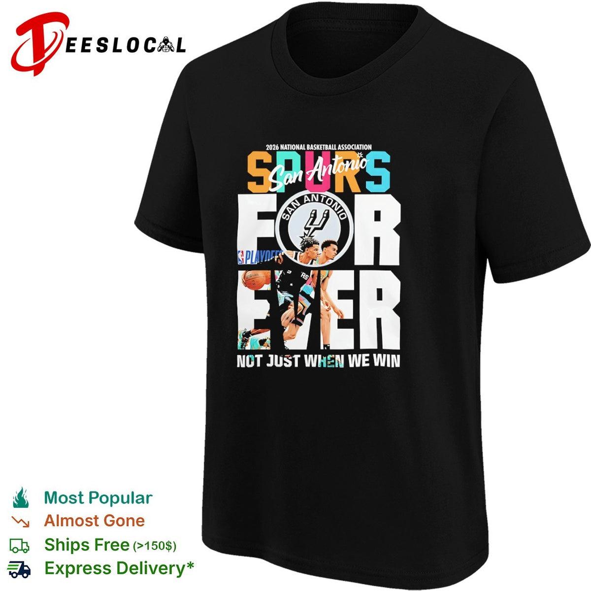 Victor Wembanyama San Antonio Spurs NBA Playoffs For Ever shirt