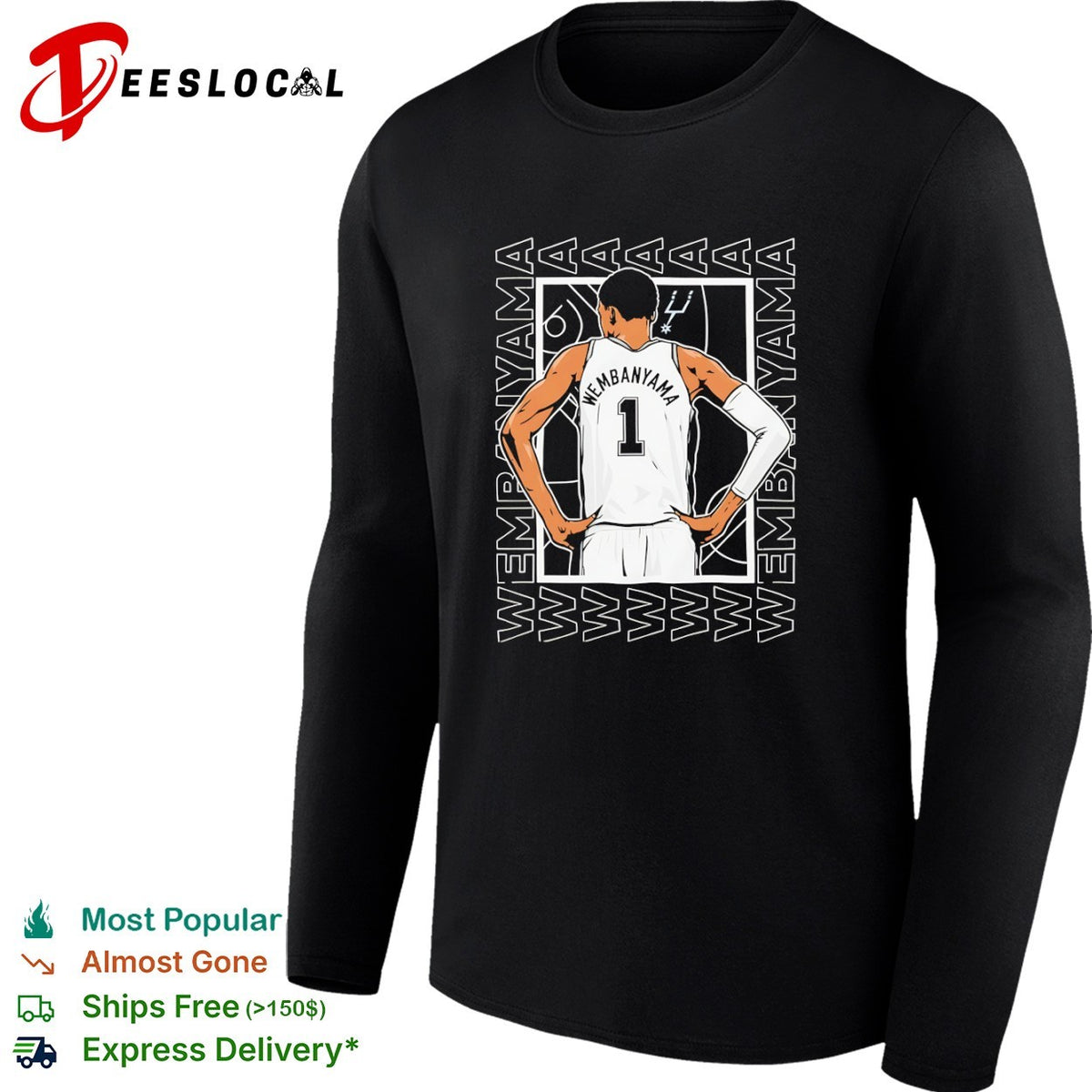 Victor Wembanyama San Antonio Spurs NBA Wembanyama shirt
