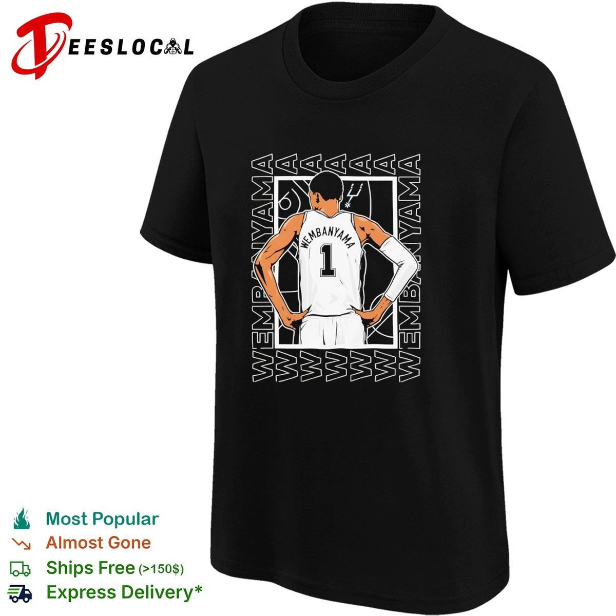 Victor Wembanyama San Antonio Spurs NBA Wembanyama shirt