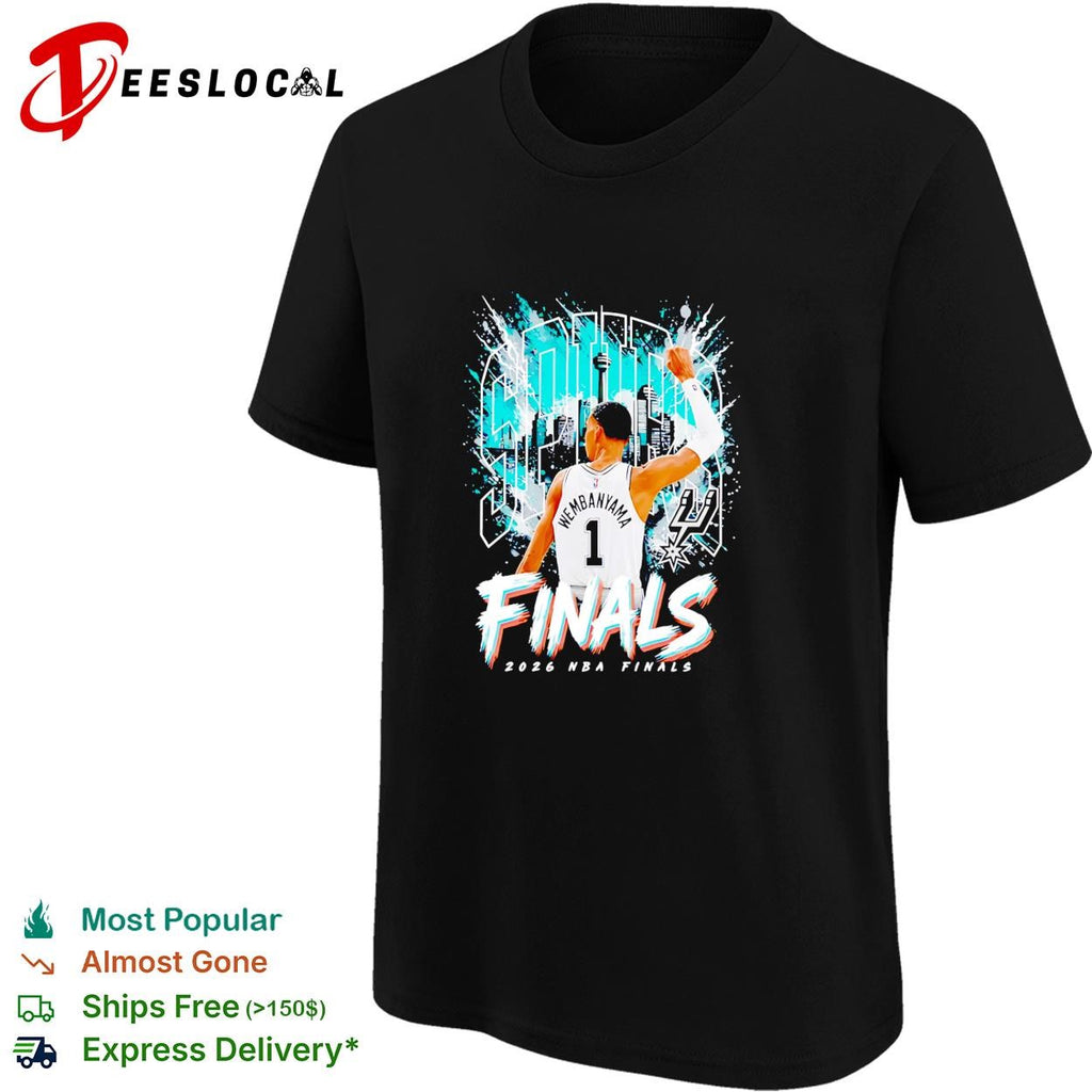 Victor Wembanyama San Antonio Spurs Outerstuff Youth 2026 Finals City shirt