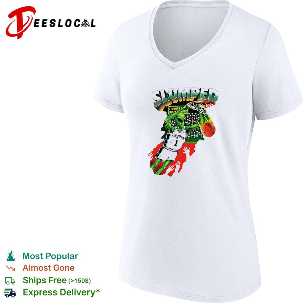 Victor Wembanyama San Antonio Spurs slumped Knicks NBA Finals graphic shirt