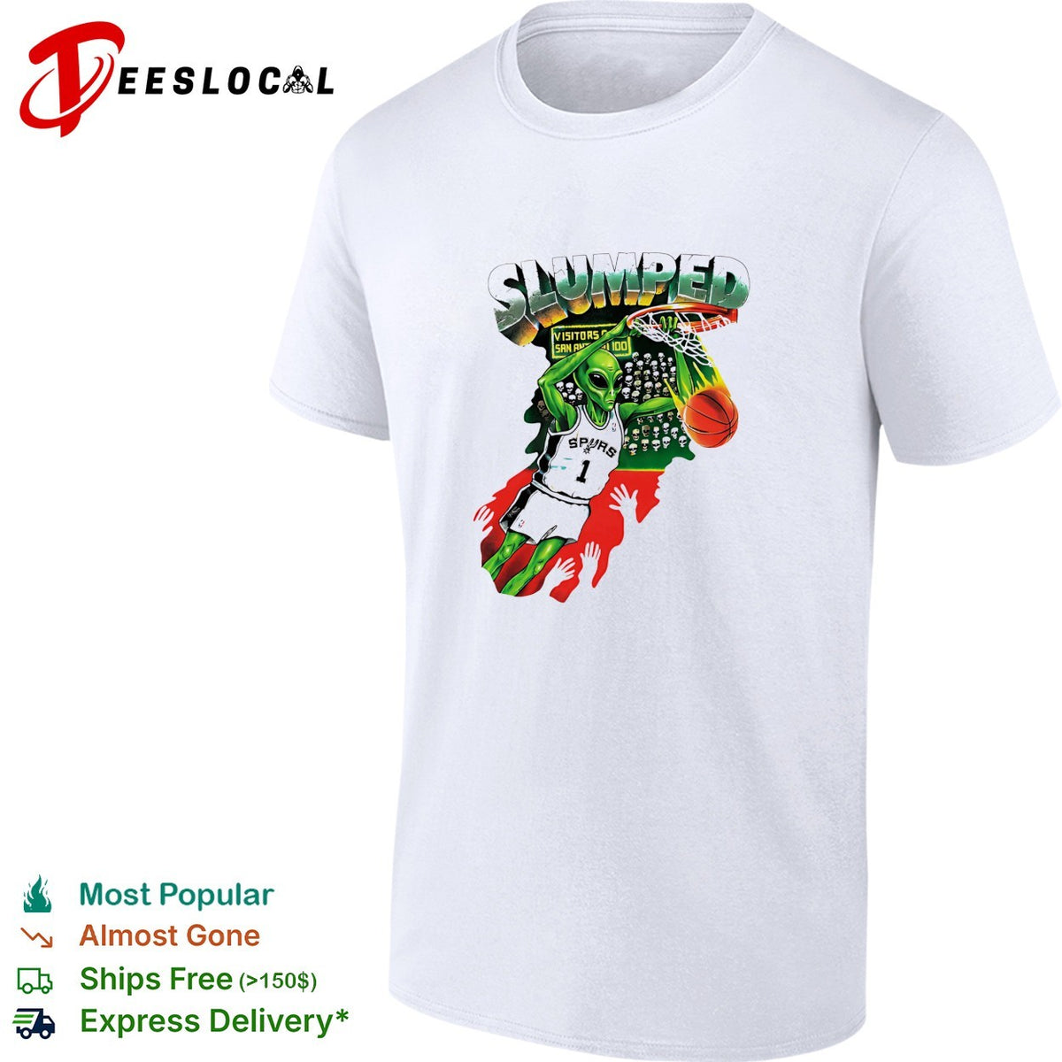 Victor Wembanyama San Antonio Spurs slumped Knicks NBA Finals graphic shirt