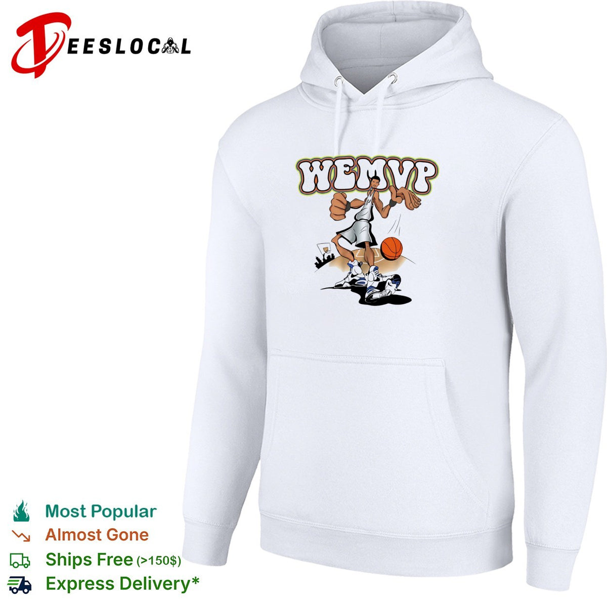Victor Wembanyama WEMVP cartoon caricature MVP award humor art shirt