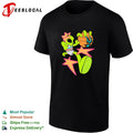 Victor Wembanyama alien cartoon San Antonio Spurs neon dunk stars shirt