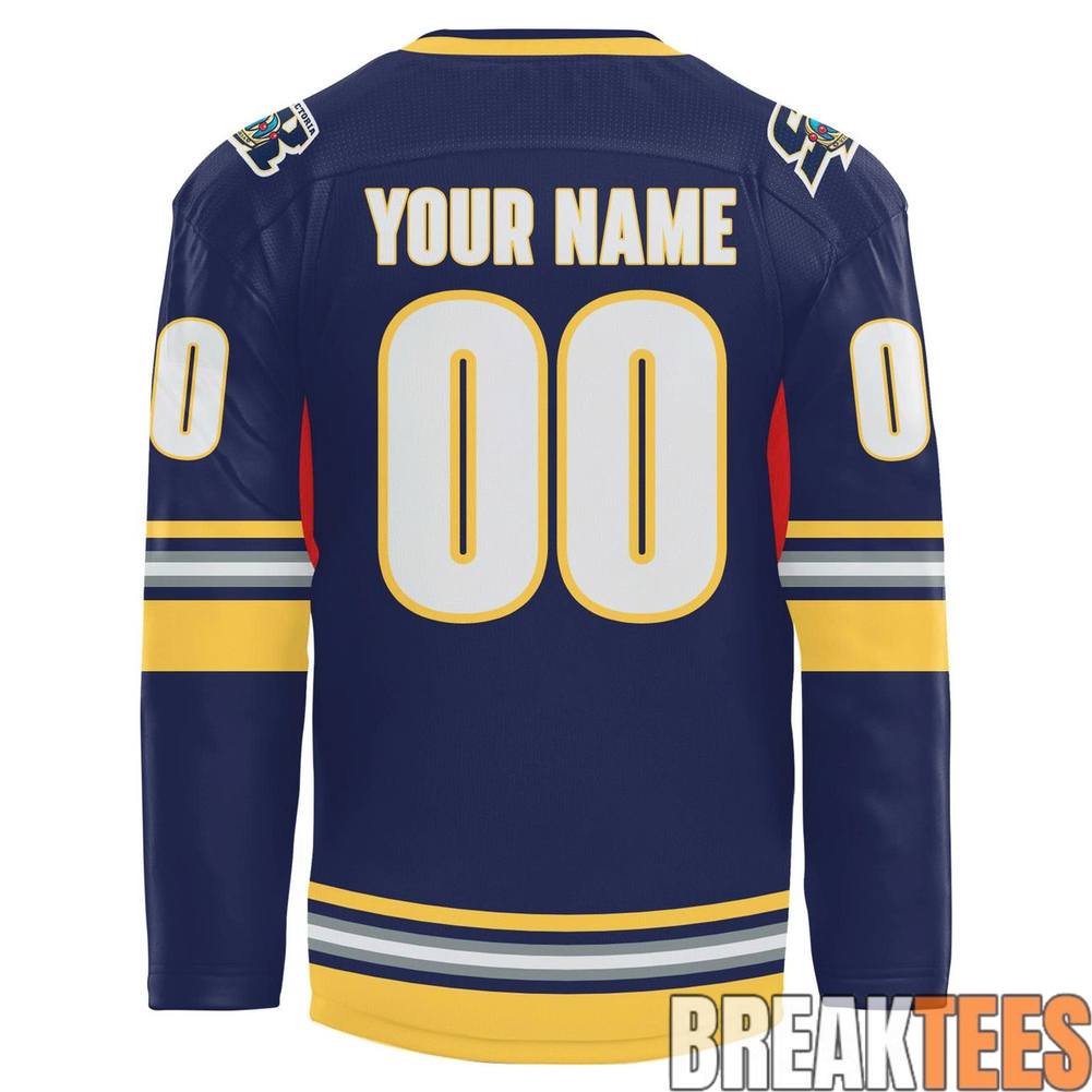 Victoria Royals Salmon Kings Replica Custom Hockey Jersey