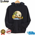 Vintage Cartoon Characters Crossing Log River Adventure T Shirt