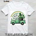 Vintage Green Pickup Truck with Pot of Gold and Shamrocks T Shirt