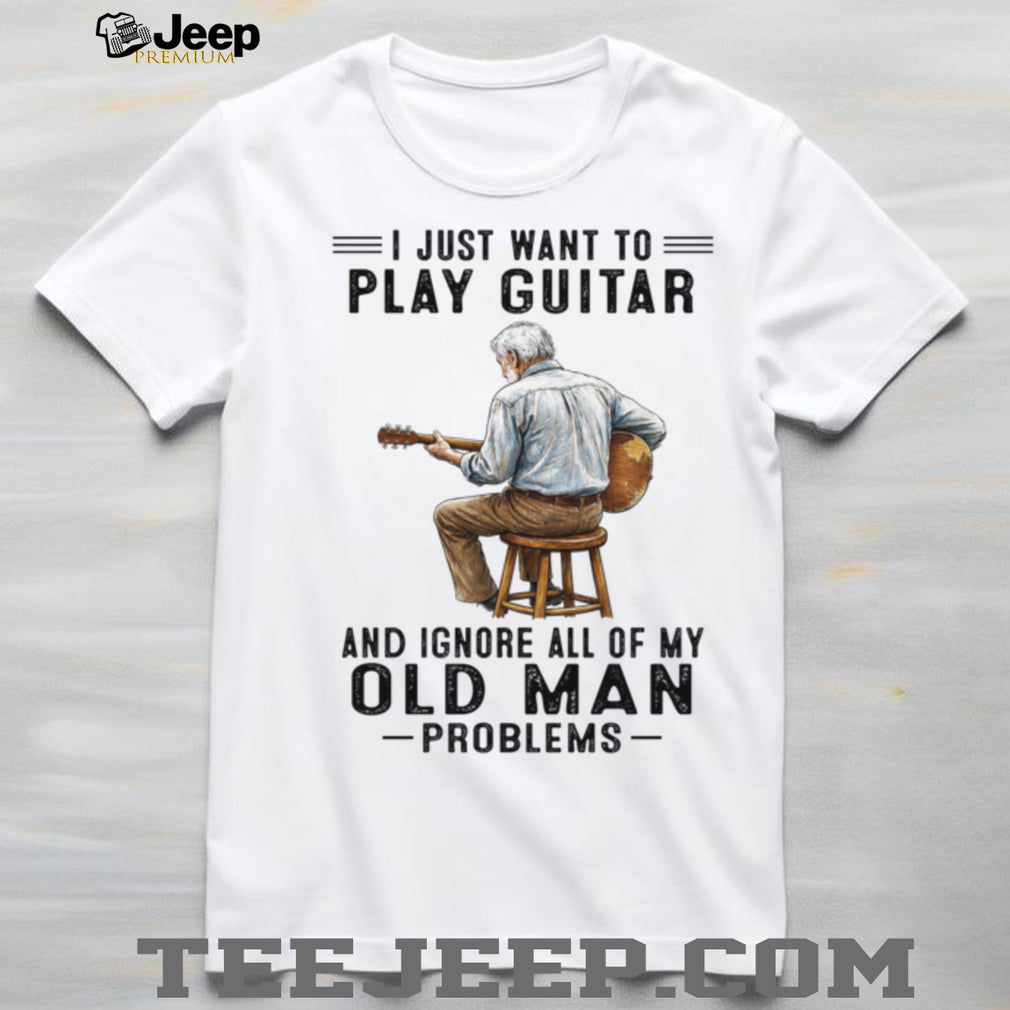 Vintage Guitar Player Musician Retirement Hobby Shirt