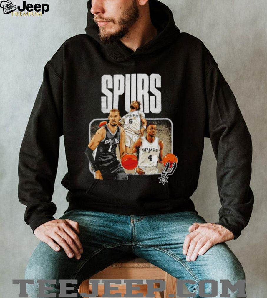 Vintage San Antonio Spurs Basketball Team Graphic T Shirt