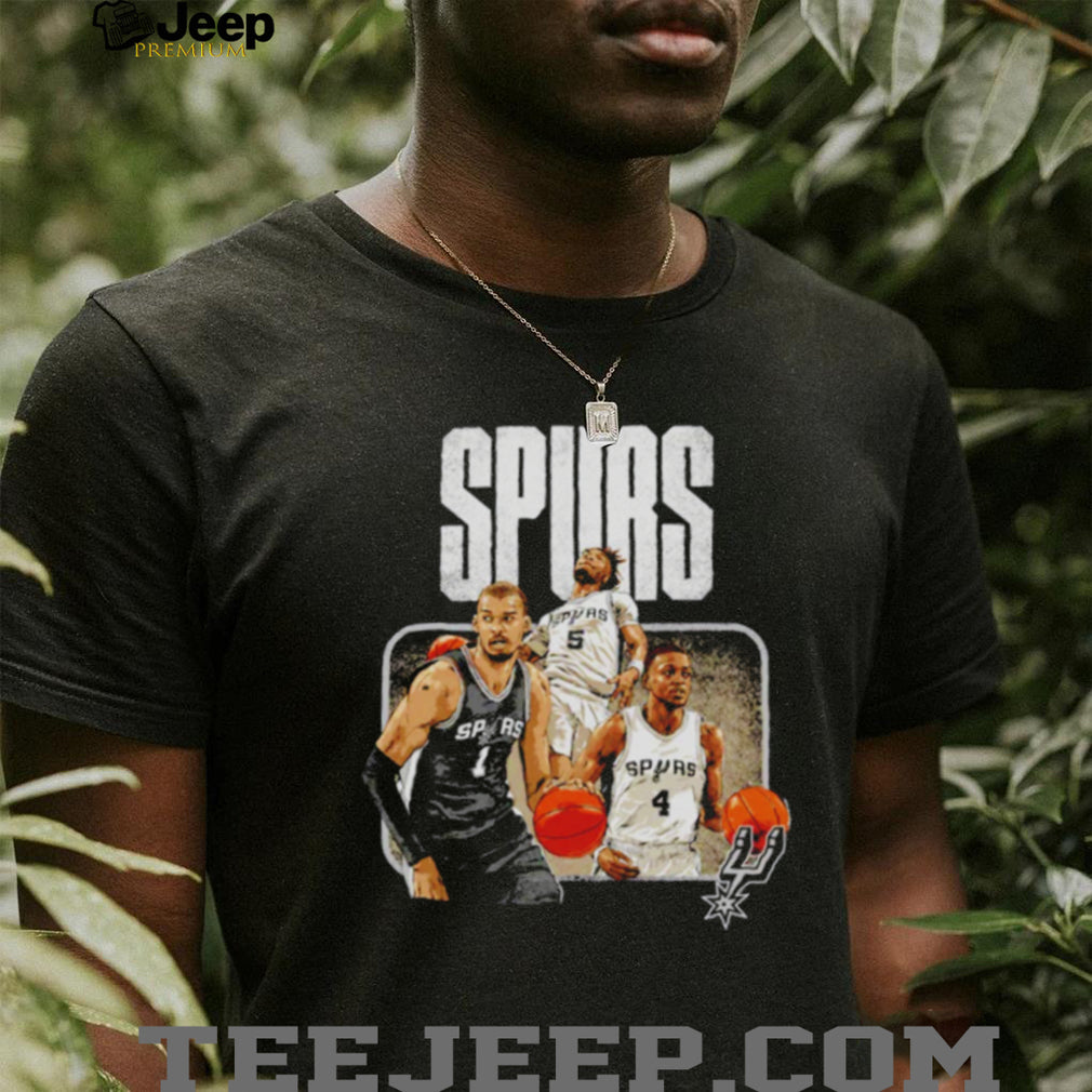 Vintage San Antonio Spurs Basketball Team Graphic T Shirt