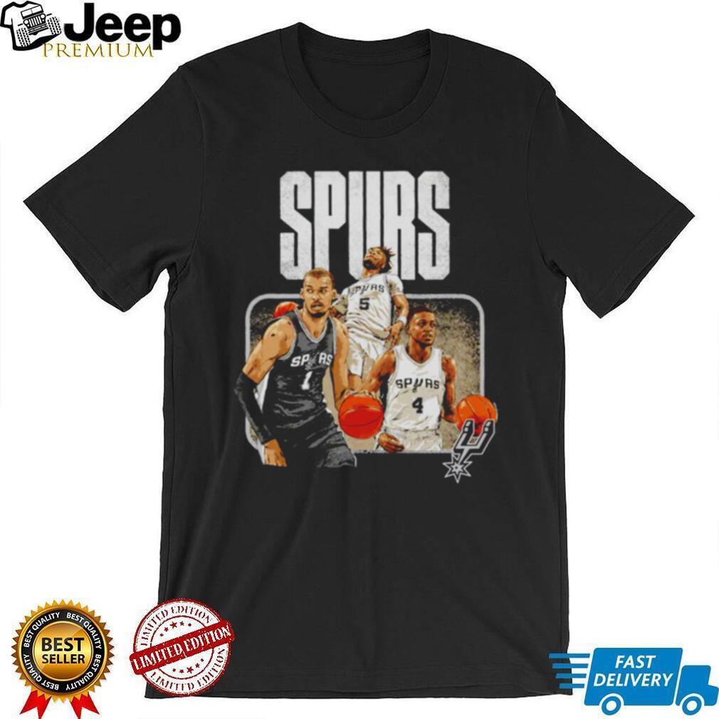 Vintage San Antonio Spurs Basketball Team Graphic T Shirt