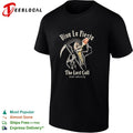 Viva la fiesta the last call skeleton with scythe Riot Society shirt