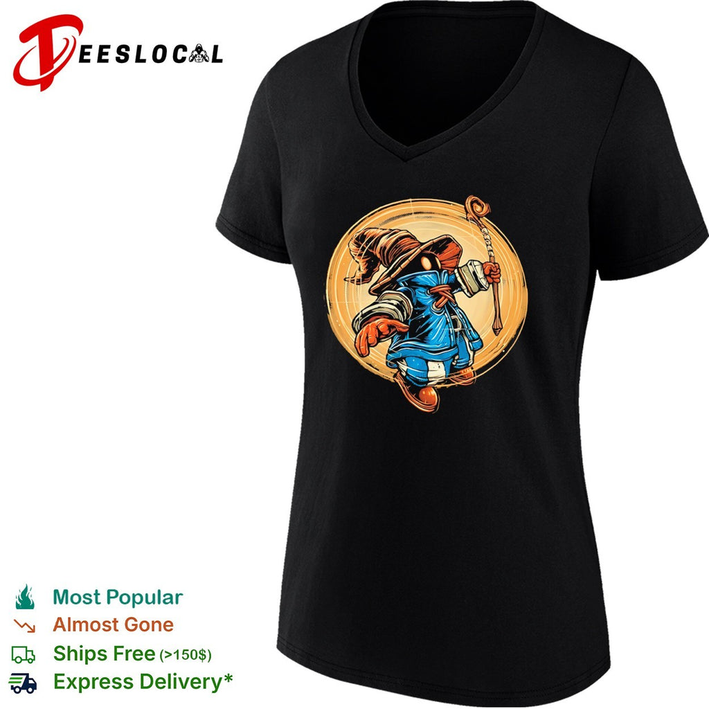 Vivi Ornitier Final Fantasy Magic Staff Wizard Fantasy Character shirt