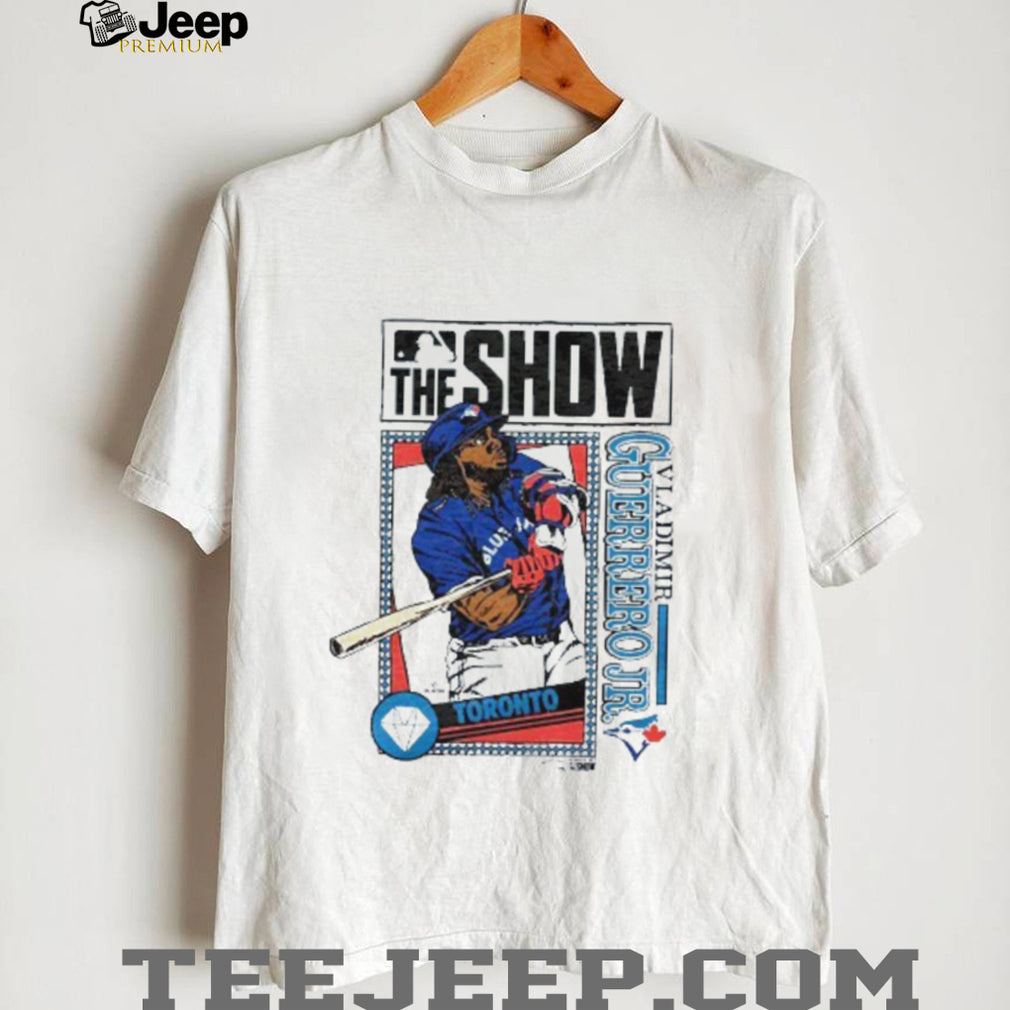 Vladimir Guerrero Jr. Toronto Blue Jays MLB The Show 24 Diamond Tribute T Shirt