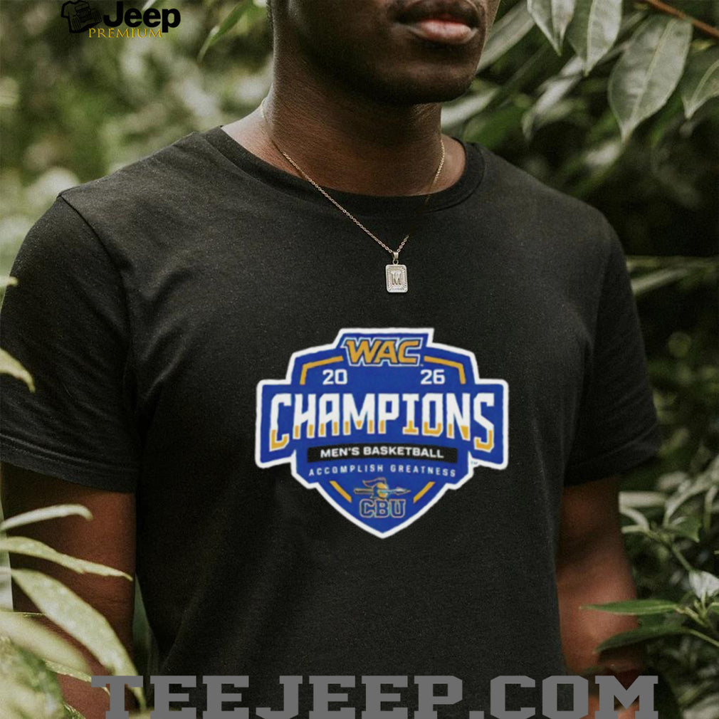 WAC 2026 Men’s Basketball Champions CBU Lancers T Shirt