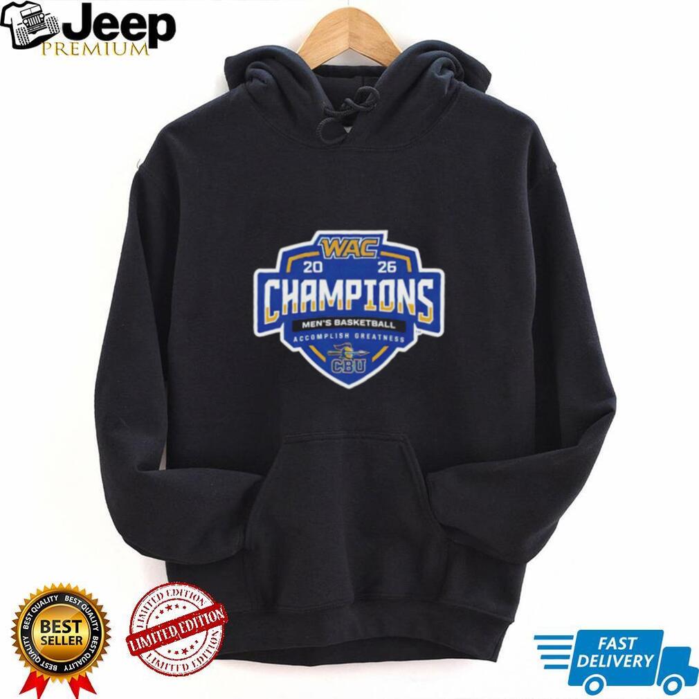 WAC 2026 Men’s Basketball Champions CBU Lancers T Shirt