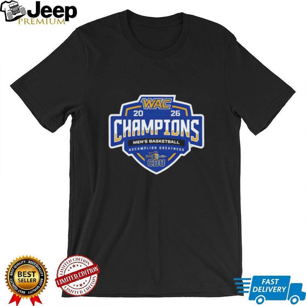 WAC 2026 Men’s Basketball Champions CBU Lancers T Shirt