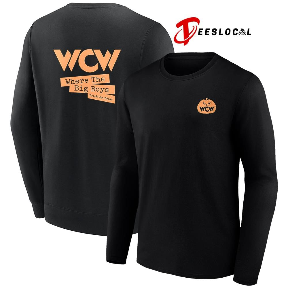 WCWHalloweenwherethebigboystrickortreatgraphicshirt