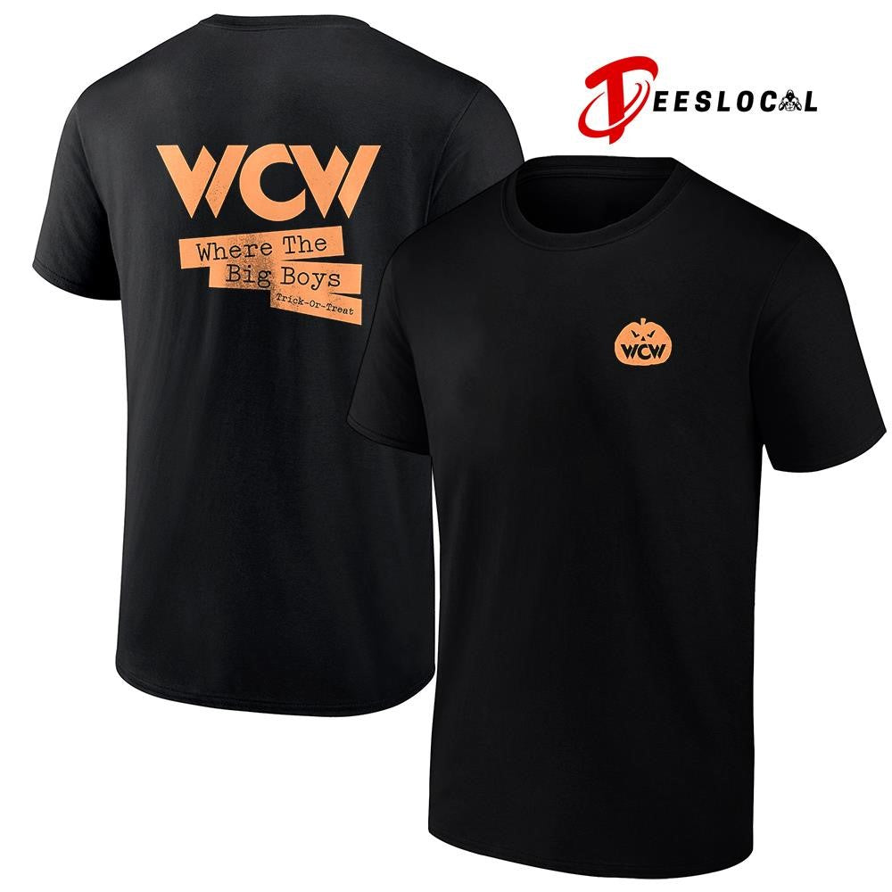 WCWHalloweenwherethebigboystrickortreatgraphicshirt