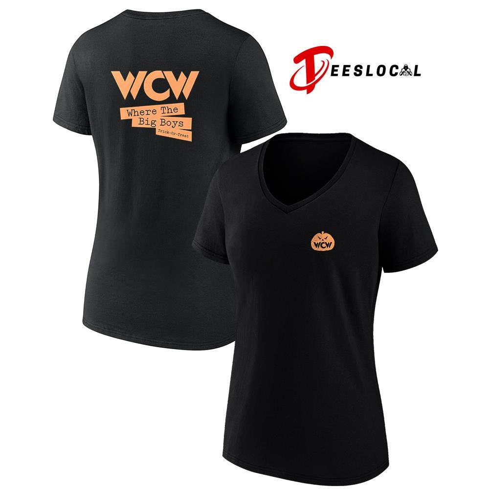 WCWHalloweenwherethebigboystrickortreatgraphicshirt