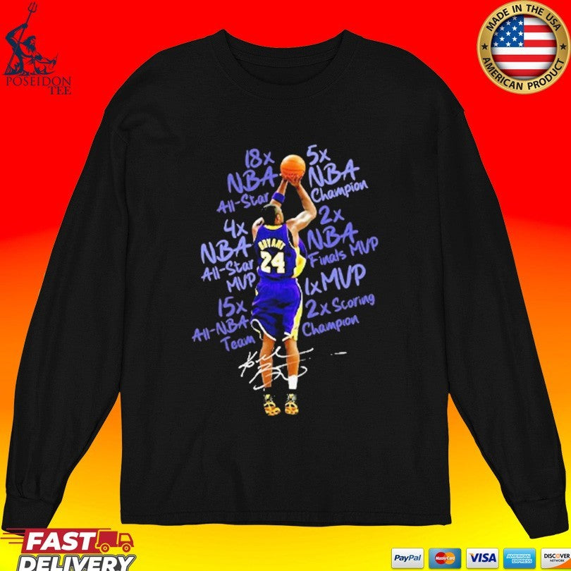 Kobe Bryant Achievements T-shirt