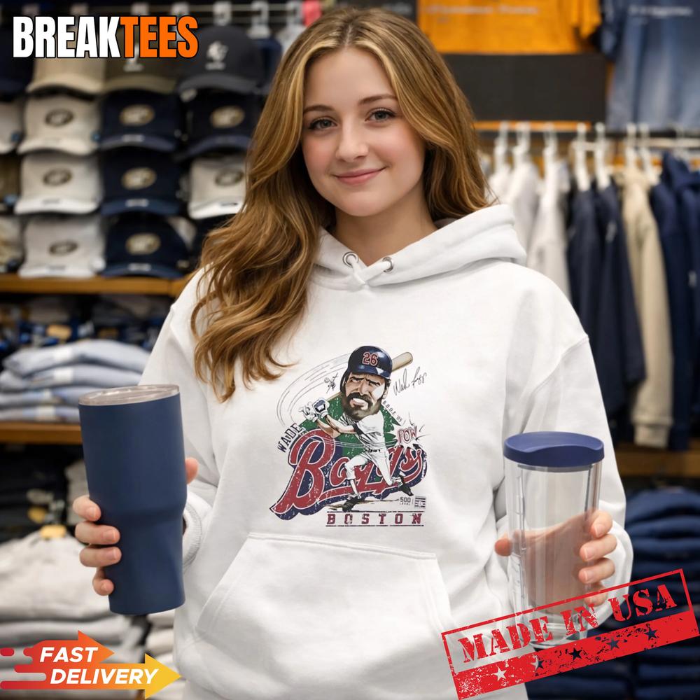 Wade Boggs Boston Red Sox Bruce Stark Signature T-Shirt