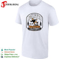 Walking by faith tripping constantly man falling over rock nature scene funny shirt