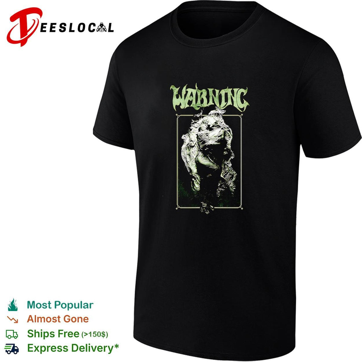 Warning The Doom Metal Band Patrick Walker Band Logo Heavy Metal Music Fan shirt
