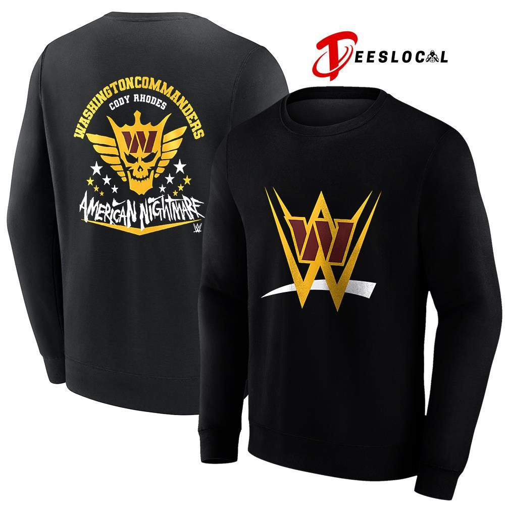 Washington Commanders x Cody Rhones American nightmare logo shirt
