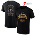 Washington Commanders x Grateful Dead steal your face peace love logo shirt