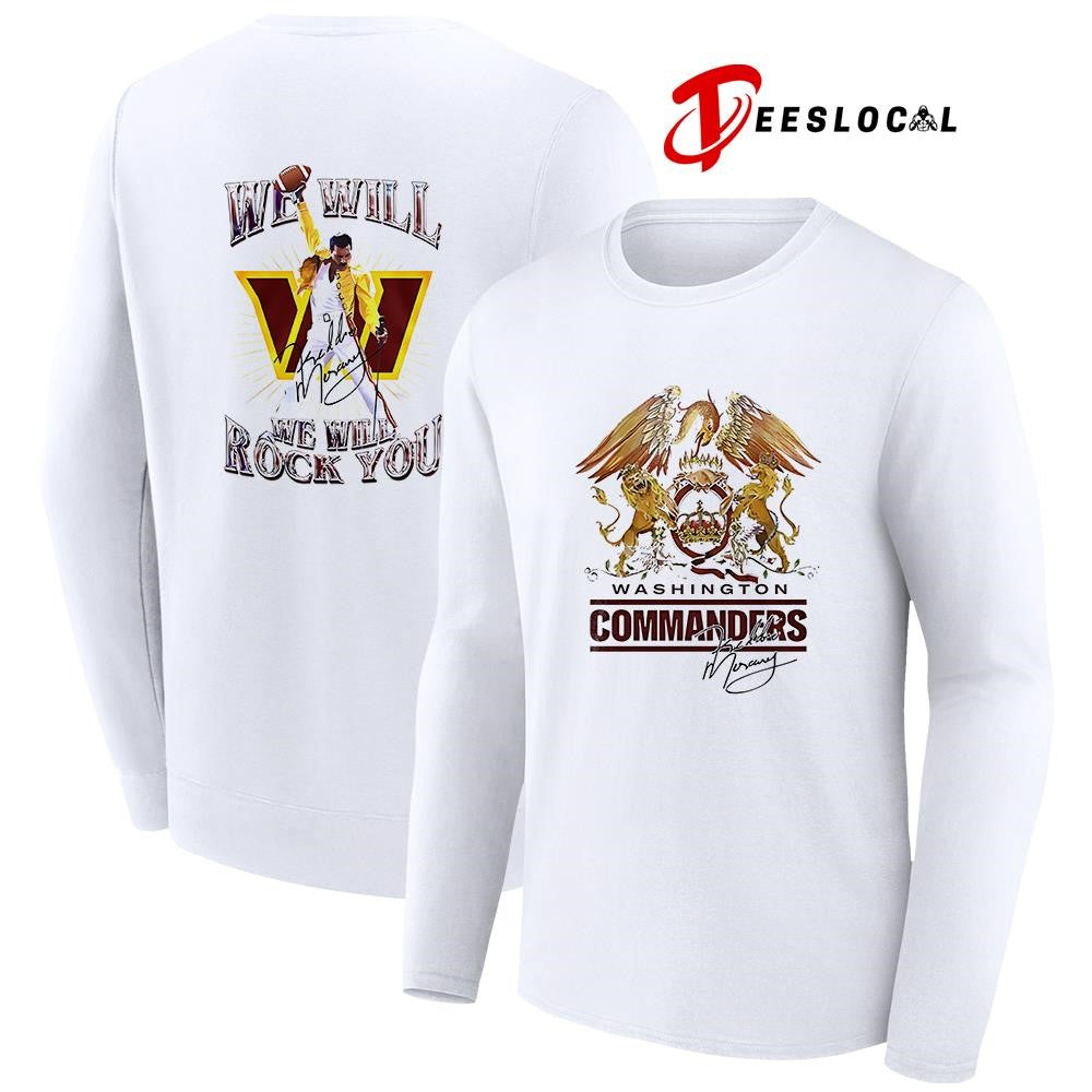 Washington Commanders x Minnesota Vikings we will we will rock you signature shirt