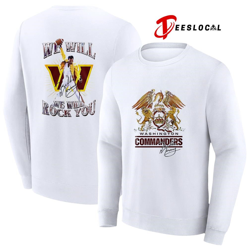 Washington Commanders x Minnesota Vikings we will we will rock you signature shirt