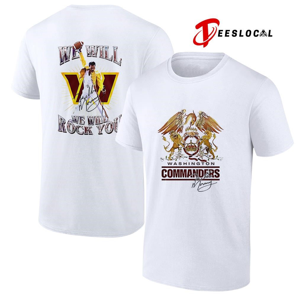 Washington Commanders x Minnesota Vikings we will we will rock you signature shirt