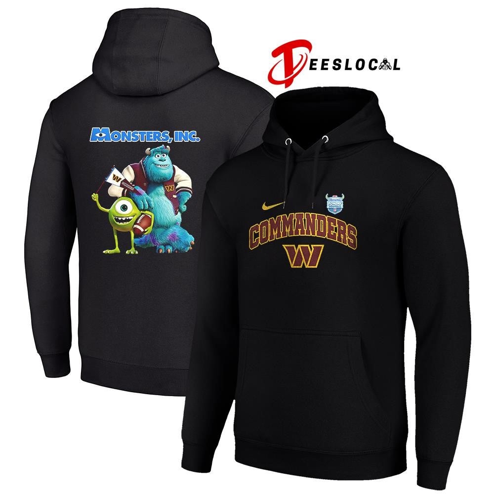 Washington Commanders x Monsters inc cartoon shirt