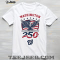 Washington Nationals Personalized America’s 250th Anniversary Baseball Jersey T Shirt