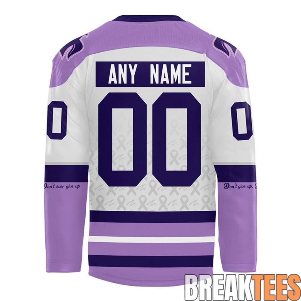 Waterloo Black Hawks x Hockey Fights Cancer Hockey Jersey