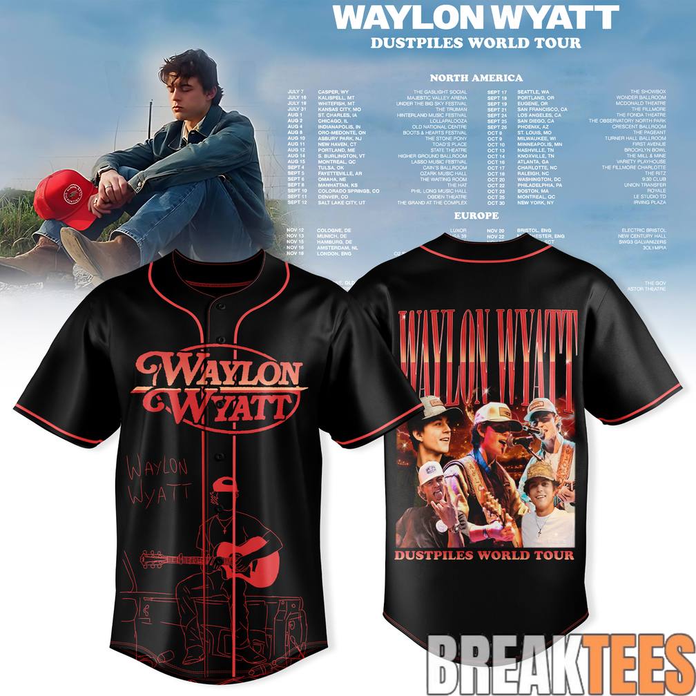 Waylon Wyatt Dustpiles World Tour 2026 Baseball Jersey