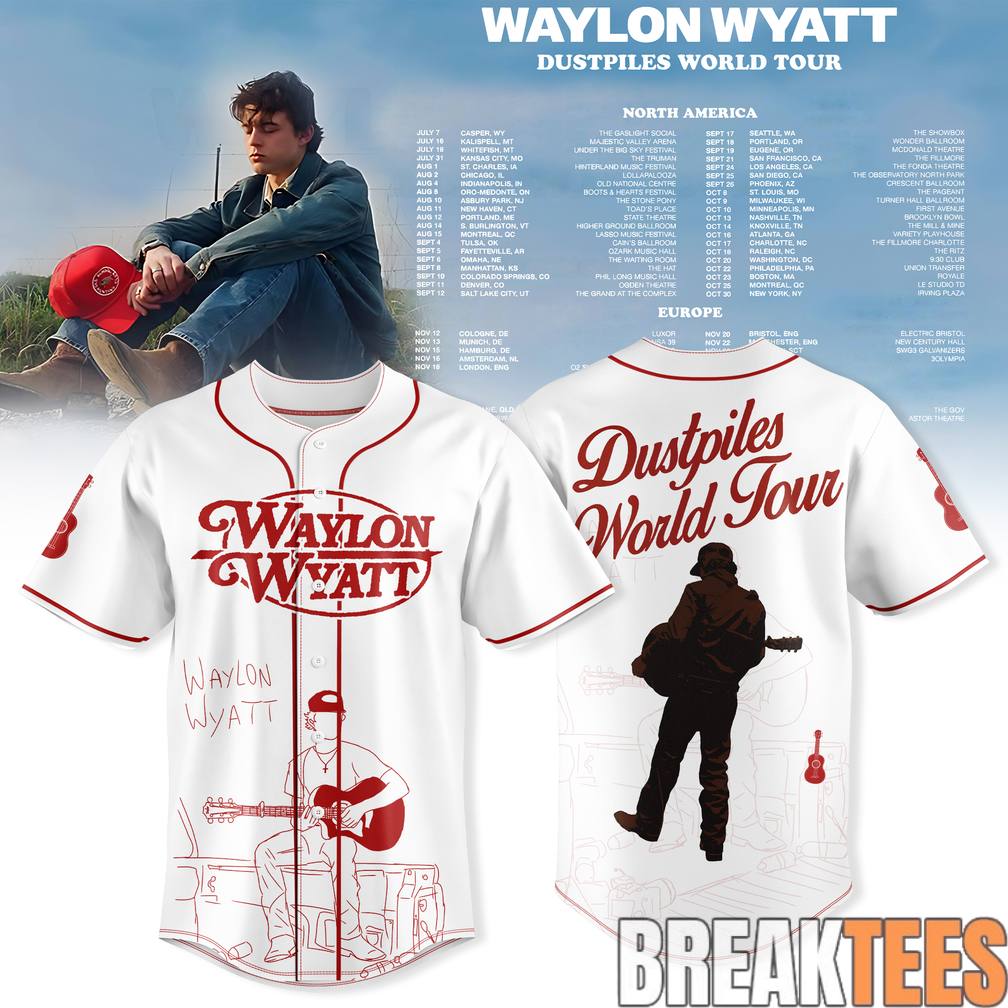 Waylon Wyatt Dustpiles World Tour 2026 Baseball Jersey