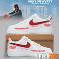 Waylon Wyatt Dustpiles World Tour 2026 Custom Air Force 1 Shoes