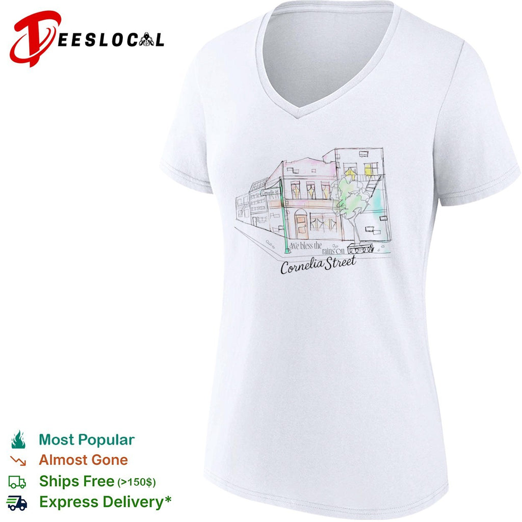 We bless the rains on Cornelia Street Taylor shirt