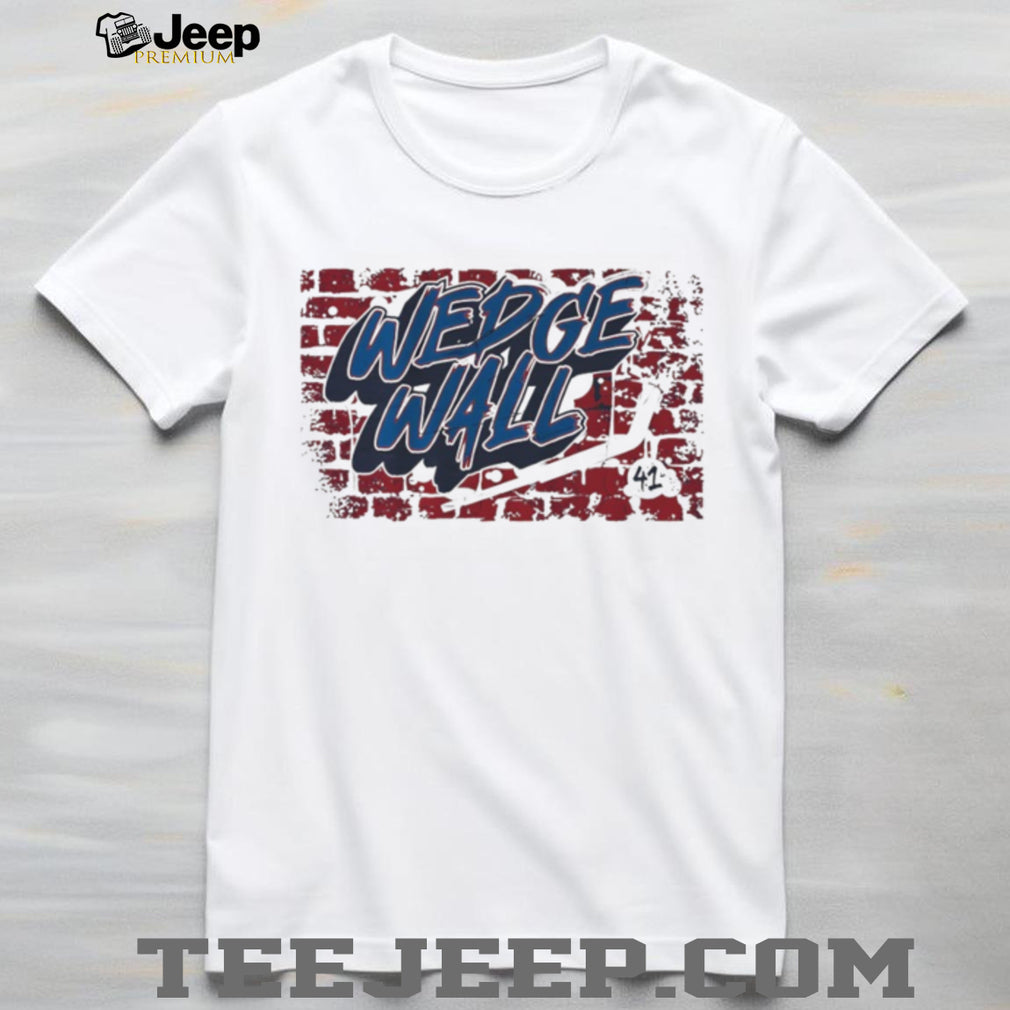 Wedge Wall #41 Scott Wedgewood Buffalo Hockey Goalie Fan T Shirt