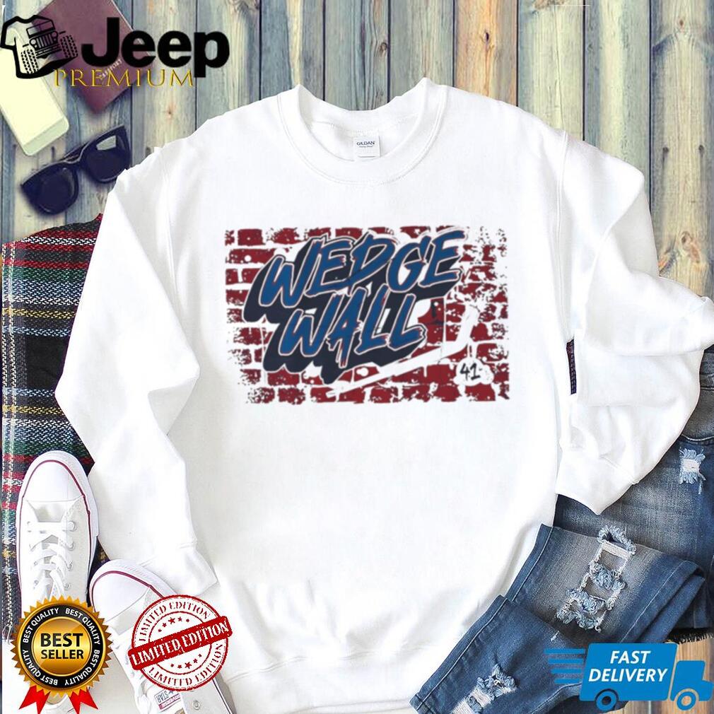Wedge Wall #41 Scott Wedgewood Buffalo Hockey Goalie Fan T Shirt