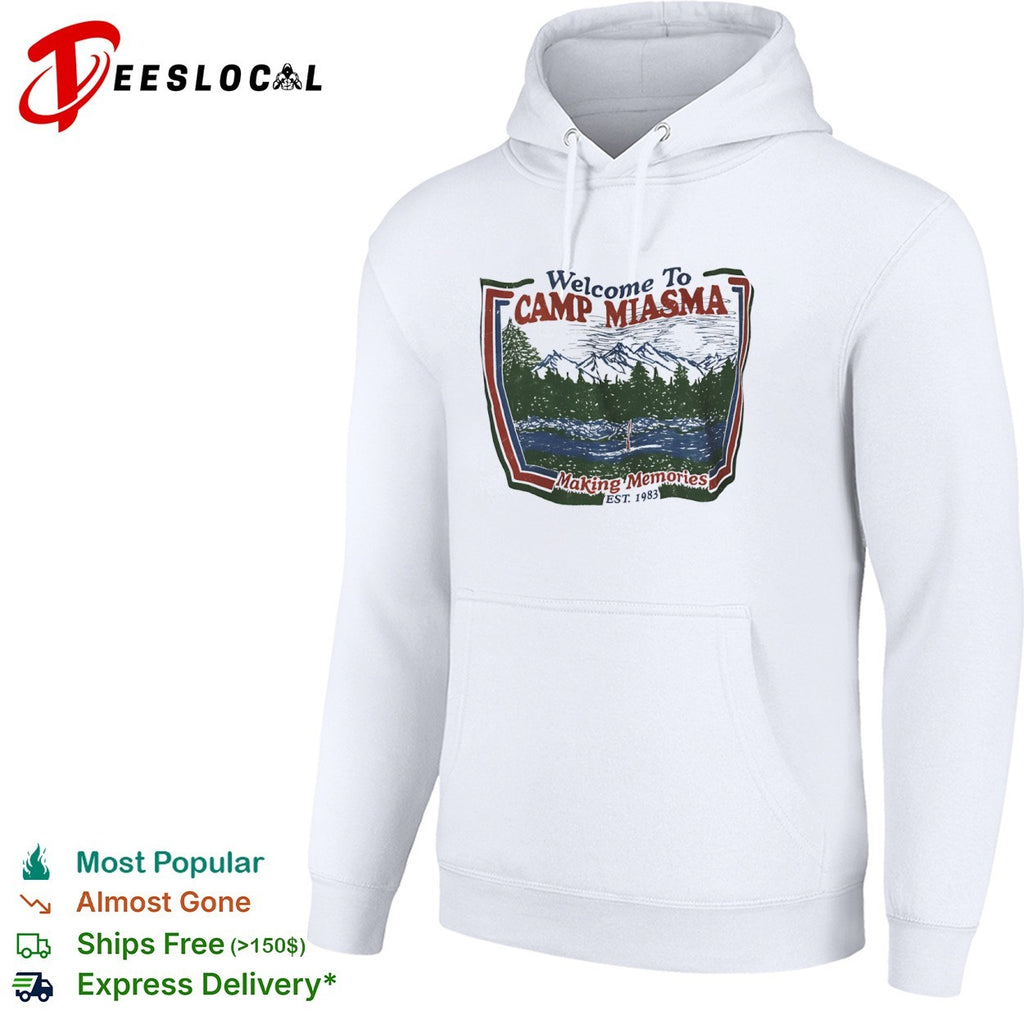 Welcome To Camp Miasma Making Memories Est 1983 Mountain Nature Landscape shirt