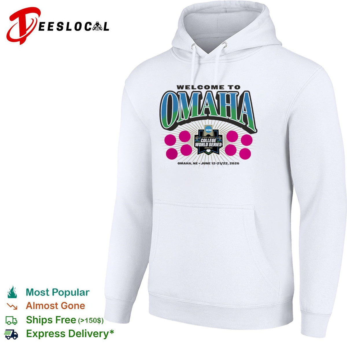 Welcome to Omaha 2026 Mens College World Series NCAA Baseball Tournament shirt