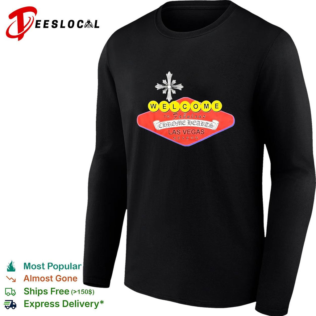 Welcome to fabulous Las Vegas Nevada gothic cross jewelry parody shirt
